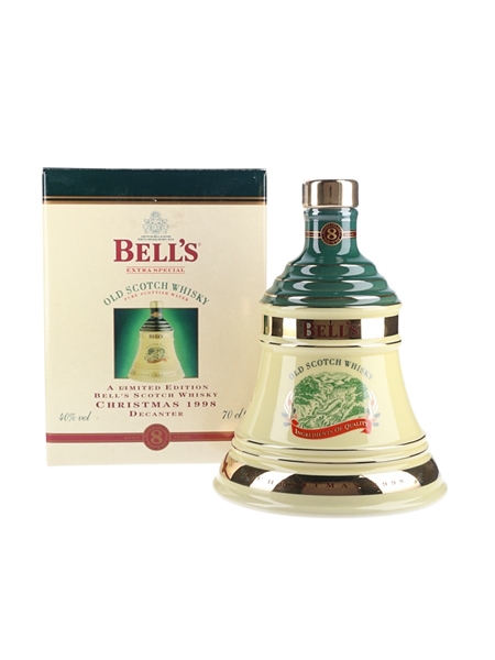 Bell's Christmas 1998 Ceramic Decanter Ingredients of Quality 70cl / 40%