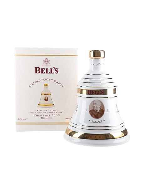 Bell's Christmas 2009 Ceramic Decanter Arthur Bell 70cl / 40%