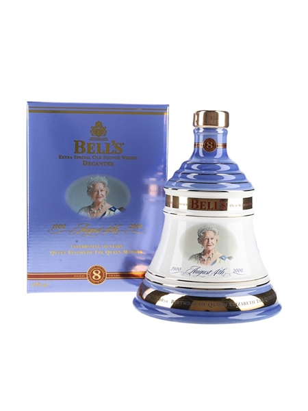 Bell's 8 Year Old Ceramic Decanter The Queen Mother's 100th Birthday 70cl / 40%