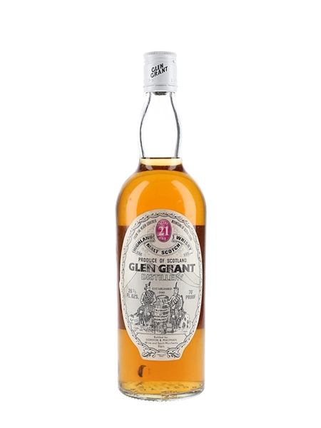 Glen Grant 21 Year Old Bottled 1970s - Gordon & MacPhail 75.7cl / 40%