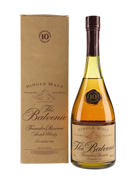 Balvenie 10 Year Old Founder's Reserve Bottled 1990s 70cl / 40%