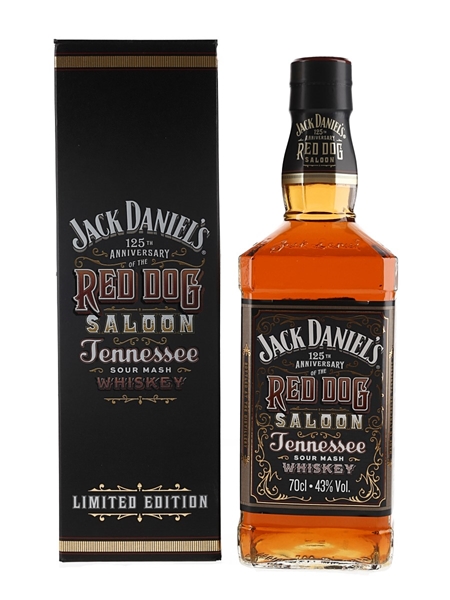 Jack Daniel's Old No 7 With Fathers Day Bag 125th Anniversary Red Dog Saloon 70cl / 43%