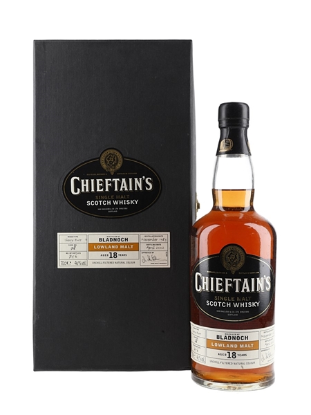 Bladnoch 1983 18 Year Old Cask No.78 Bottled 2002 - Chieftain's 70cl / 46%