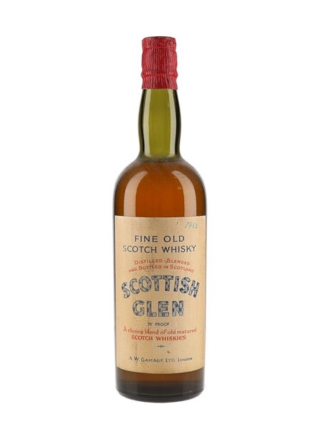 Scottish Glen Bottled 1950s 75cl / 40%