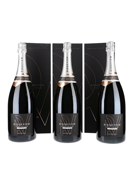 2010 Ridgeview Blanc De Blancs English Sparkling Wine Magnums Large Format 3 x 150cl / 12%