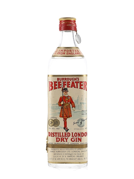 Beefeater Dry Gin Bottled 1950s - Silva 75cl / 47%