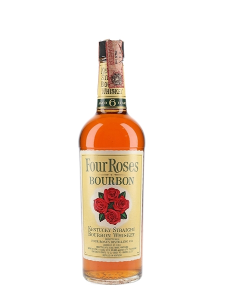 Four Roses 6 Year Old Bottled 1970s - Cedal 75cl / 43%