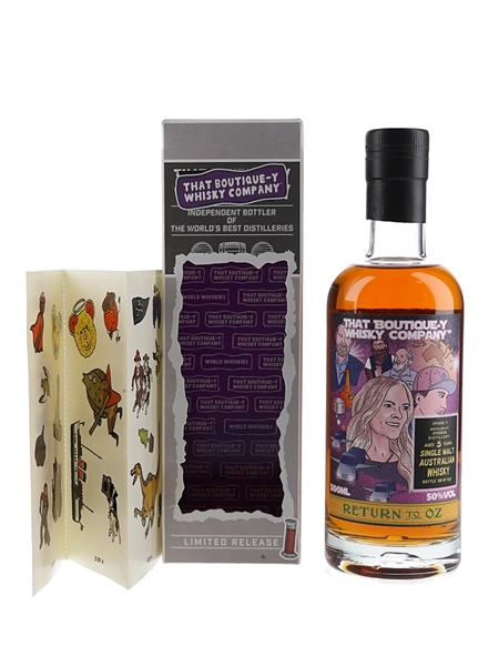 Overeem Australian Single Malt Whisky 5 Year Old That Boutique-y Whisky Company - With TWBC Stickers 50cl / 50%