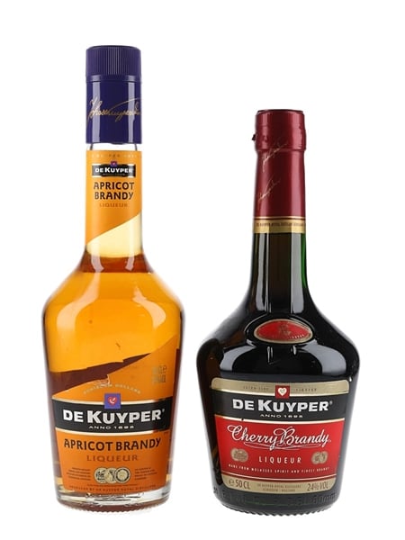 De Kuyper Apricot & Cherry Bandy  2x 50cl / 24%