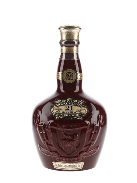 Royal Salute 21 Year Old Bottled 2013 - Ruby Ceramic Flagon 70cl / 40%