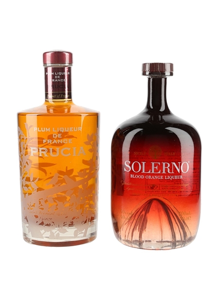 Solerno Blood Orange Liqueur & Prucia Plum Liqueur  2 x 70cl