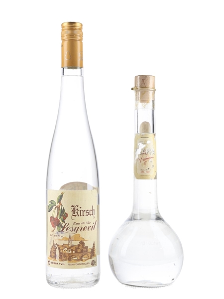 Kirsch Eau De Vie  Lesgrevil &  Paganini Grappa  70cl & 50cl / 40%