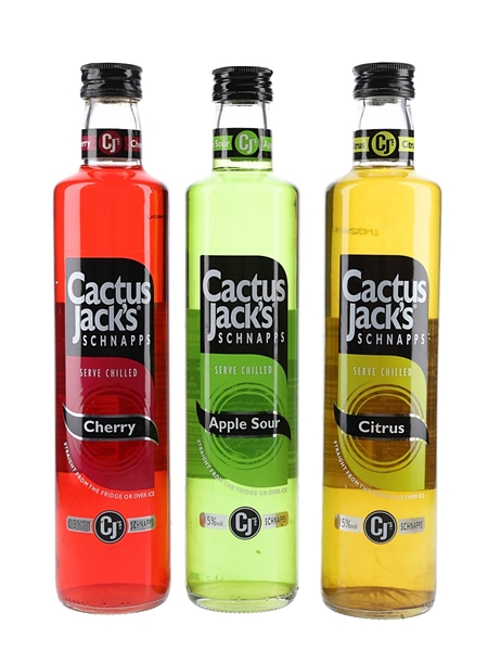 Cactus Jack's Schnapps Trio  3 x 50cl / 15%