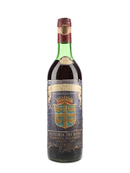 1977 Brunello Di Montalcino Fattoria Dei Barbi 75cl / 13%