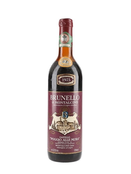 1975 Brunello Di Montalcino Castello Poggio Alle Mura 72cl / 13%