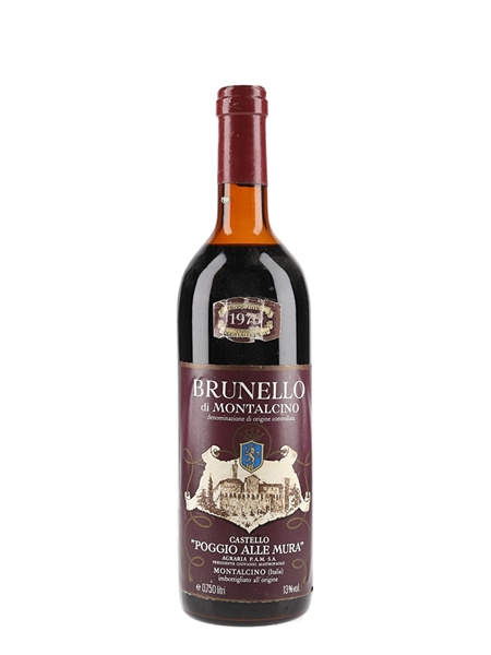 1976 Brunello Di Montalcino Tenuta Poggio Alle Mura 75cl / 13%