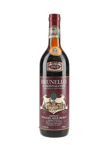 1975 Brunello Di Montalcino Tenuta Poggio Alle Mura 72cl / 13%