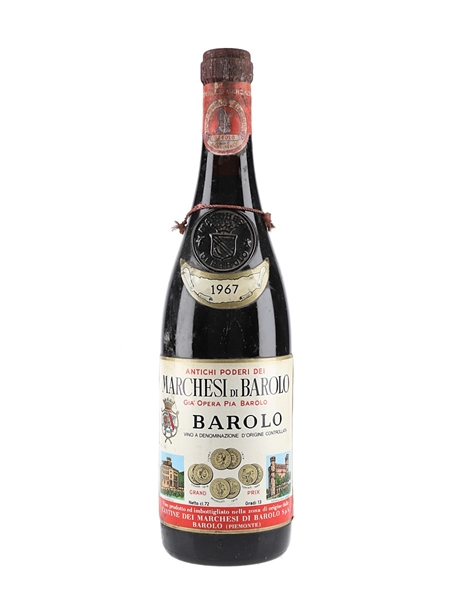 1967 Barolo Cantine Dei Marchesi Di Barolo 72cl / 13%