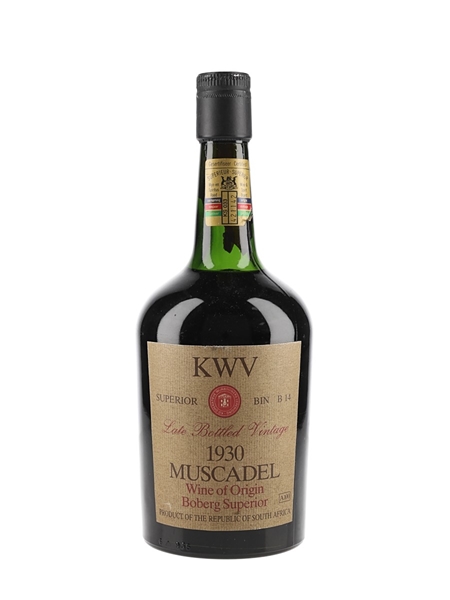 1930 KWV Muscadel Late Bottled Vintage  75cl