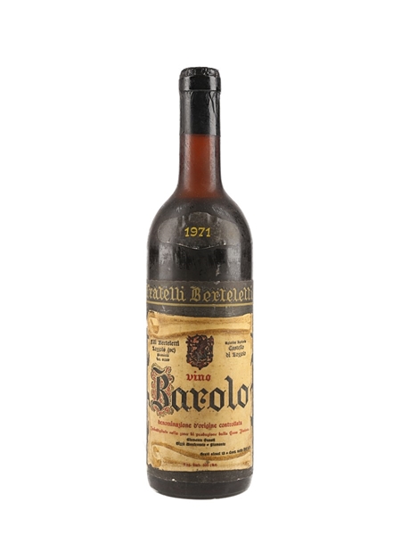 1971 Barolo Fratelli Berteletti 72cl / 13%