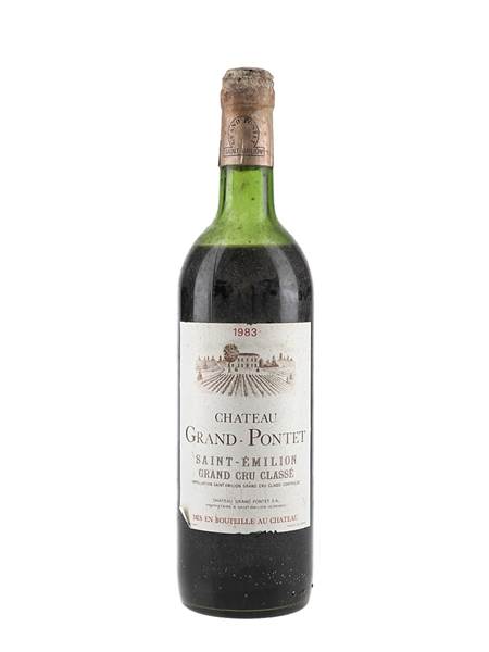 1983 Chateau Grand Pontet Grand Cru Classe 75cl