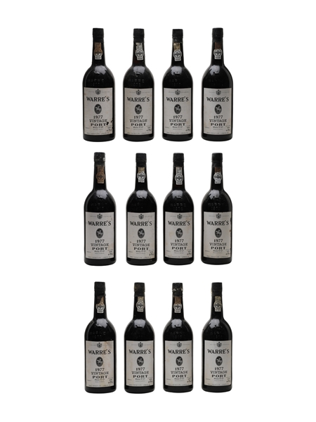 1977 Warre's Vintage Port  12 x 75cl