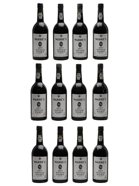 1977 Warre's Vintage Port  12 x 75cl