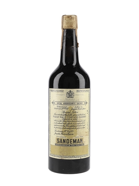 Sandeman Royal Ambrosante Bottled 1960s - Palo Cortado 75cl