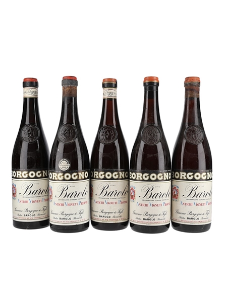 Barolo Borgogno - Missing Vintage Label 5 x 72cl / 13.5%