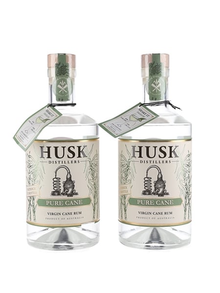 Husk Pure Cane Virgin Cane Rum  2 x 70cl / 40%