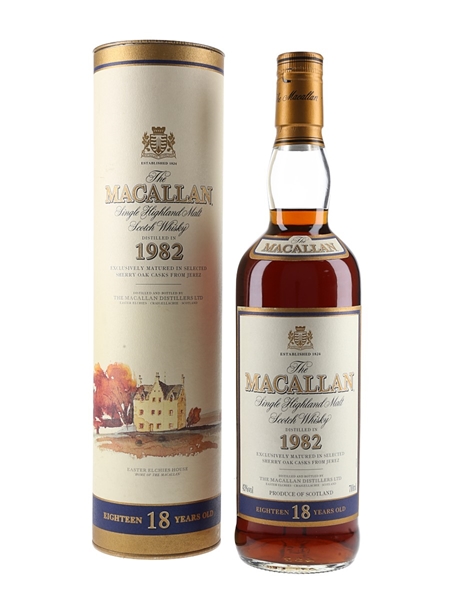 Macallan 1982 18 Year Old  70cl / 43%