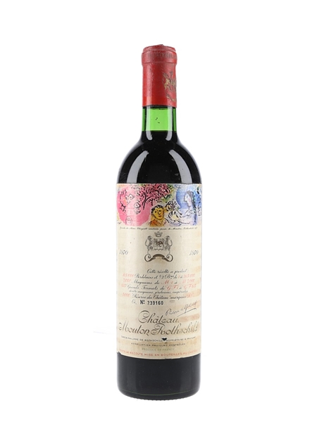 1970 Chateau Mouton Rothschild  75cl