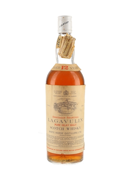 Lagavulin 12 Year Old Bottled 1980s - White Horse Distillers 75cl / 43%