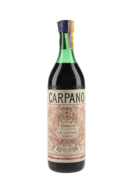 Carpano Vermuth Bottled 1970s 100cl / 16.5%