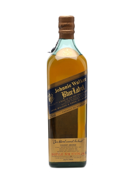 Johnnie Walker Blue Label Duty Free 75cl