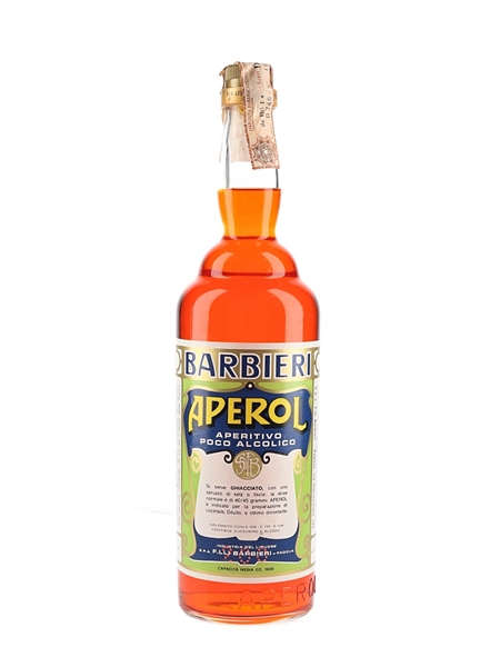 Aperol Barbieri Bottled 1970s 100cl / 11%