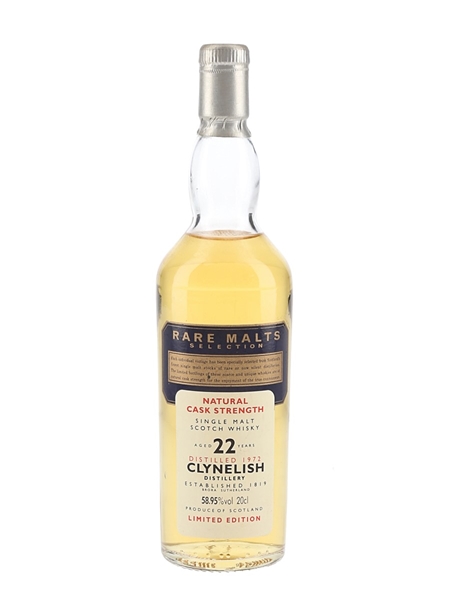 Clynelish 1972 22 Year Old Rare Malts Selection 20cl / 58.95%