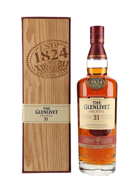 Glenlivet Archive 21 Year Old Batch Number 0508B 70cl / 43%