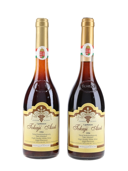 1994 Tokaji Aszu 5 Puttonyos 2 x 50cl / 12%