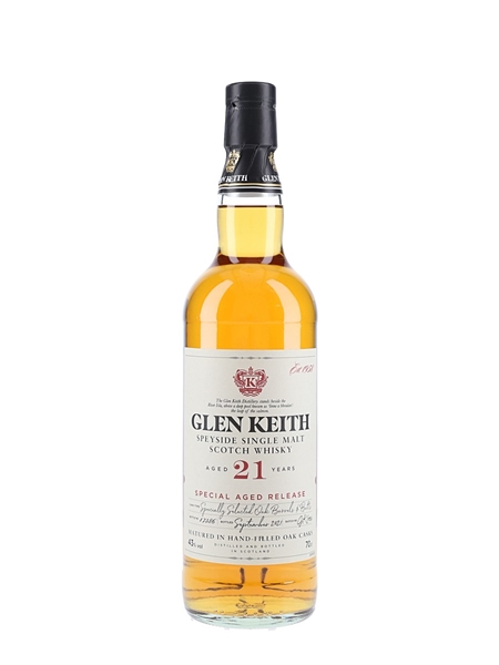 Glen Keith 21 Year Old Bottled 2021 - Special Aged Release 70cl / 43%