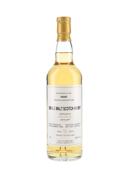 Ben Nevis 2005 18 Year Old Cask 399 Bottled 2023 - Private Cask Bottling 70cl / 56.5%