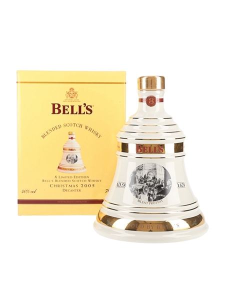 Bell's Christmas 2005 Ceramic Decanter Silent Protest 70cl / 40%