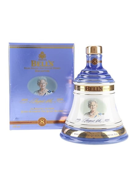 Bell's 8 Year Old Ceramic Decanter The Queen Mother's 100th Birthday 70cl / 40%