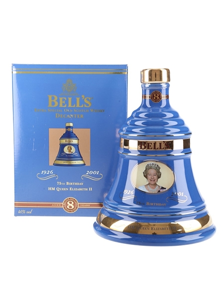 Bell's Ceramic Decanter 75th Birthday Queen Elizabeth II 70cl / 40%