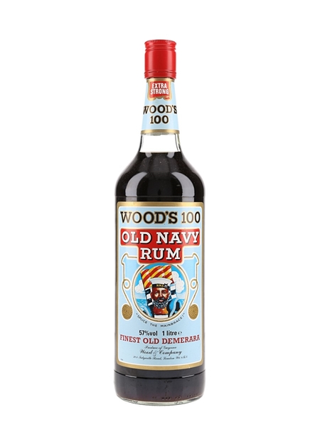 Wood's 100 Old Navy Rum Bottled 1980s 100cl / 57%