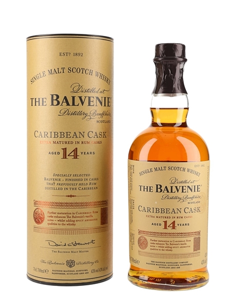 Balvenie 14 Year Old Caribbean Cask  70cl / 43%