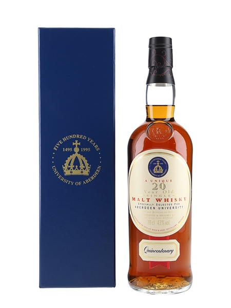 Knockando 1974 20 Year Old Aberdeen University Quincentenary 70cl / 43%