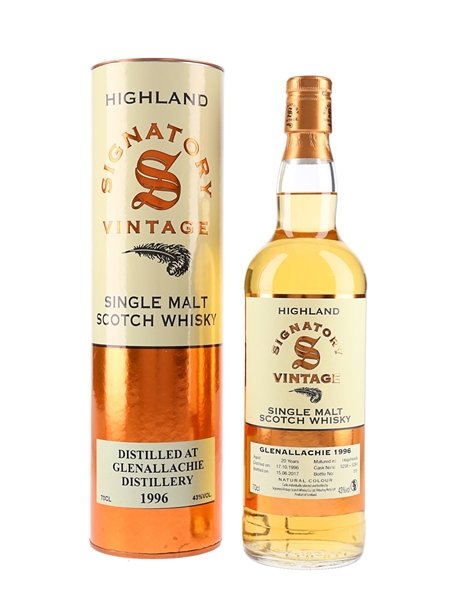 Glenallachie 1996 20 Year Old Bottled 2017 - Signatory Vintage 70cl / 43%