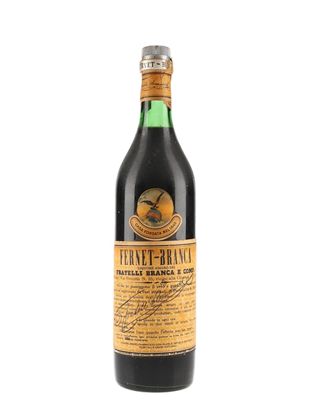 Fernet Branca Bottled 1960s-1970s 100cl / 45%