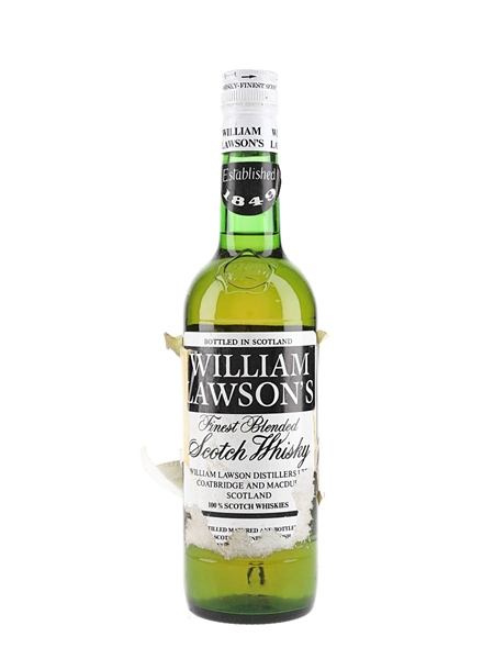 William Lawson's Finest Blended Scotch Whisky Bottled 1980s 75cl / 40%